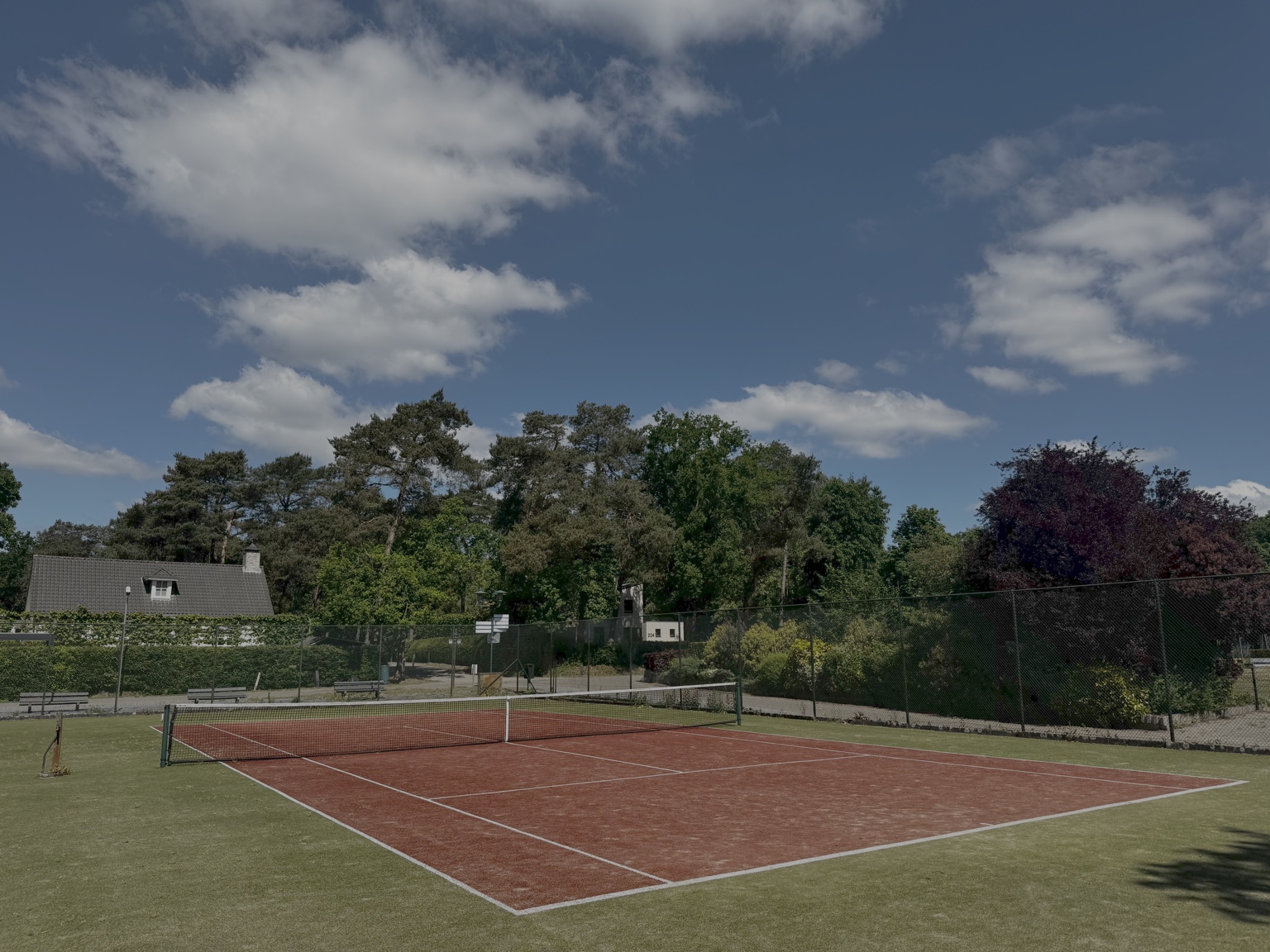 Tennisbanen op Parc De Kievit